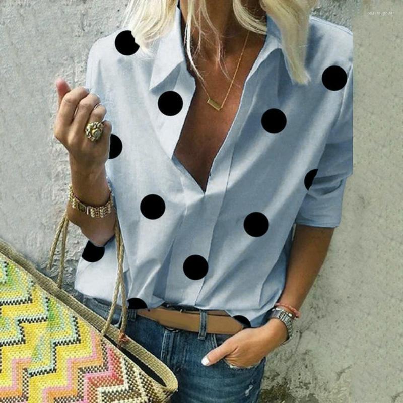 Women' Blouses Plus Size -5XL Womens Polka Dots Print Shirt Women Turn Down Collar Loose Blouse Female Casual Long Sleeve Office Ladies, Yellow
Women' Blouses Plus Size -5XL Womens Polka Dots Print Shirt Women Turn Down Collar Loose Blouse Female Casual Long Sleeve Office Ladies, Yellow