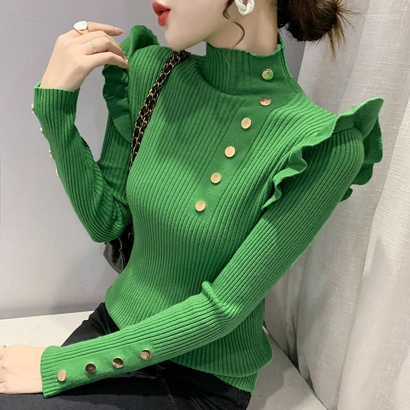 Women's Sweaters Ruffled Sweater Jumpers Girls Stretchy Chic Ruffles Autumn Winter Pullovers Women's Buttons Long Sleeve Knitted Tops, Pink
Women's Sweaters Ruffled Sweater Jumpers Girls Stretchy Chic Ruffles Autumn Winter Pullovers Women's Buttons Long Sleeve Knitted Tops, Pink