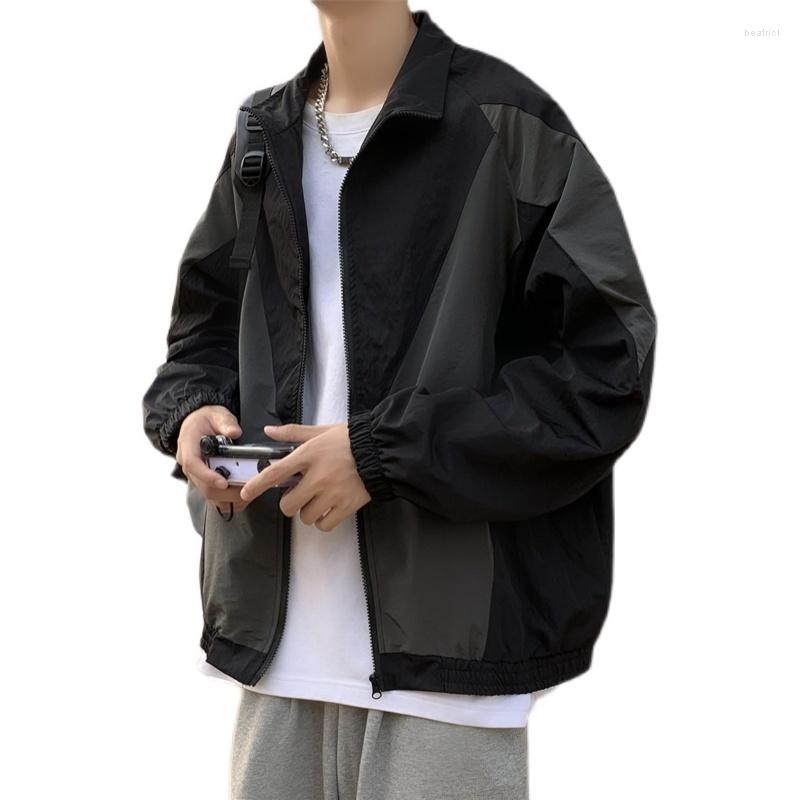 Men's Jackets Japanese Retro Lapel Jacket Men's Autumn Korean Version Trend Color Blocking Casual Brand Versatile Sports Top, Black
Men's Jackets Japanese Retro Lapel Jacket Men's Autumn Korean Version Trend Color Blocking Casual Brand Versatile Sports Top, Black