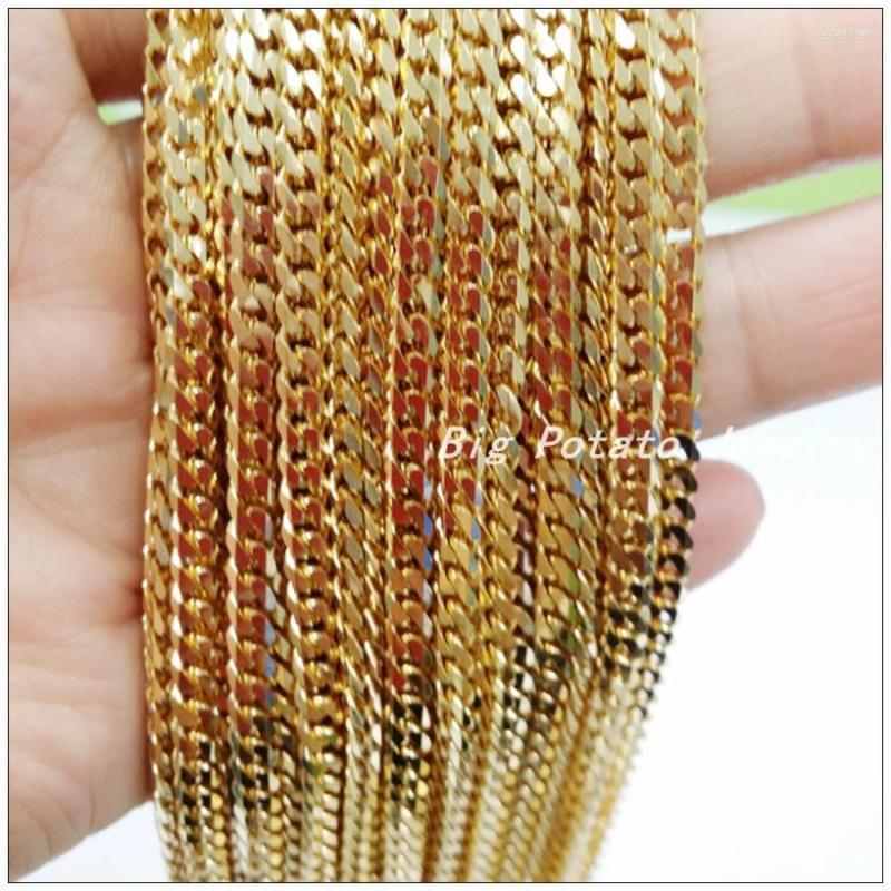Chains Fashion Jewelry 5/10Meters 4mm Width Gold Stainless Steel Classic Chain Finding Pendant&Necklaces Wholesale Factory Price
Chains Fashion Jewelry 5/10Meters 4mm Width Gold Stainless Steel Classic Chain Finding Pendant&Necklaces Wholesale Factory Price