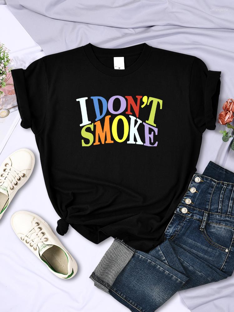 Women' T Shirts I Don'T Smoke Letter Print T-Shirts For Womens All-math Breathable Short Sleeve Fashion Street Tops Vintage Female Tee, Green
Women' T Shirts I Don'T Smoke Letter Print T-Shirts For Womens All-math Breathable Short Sleeve Fashion Street Tops Vintage Female Tee, Green
