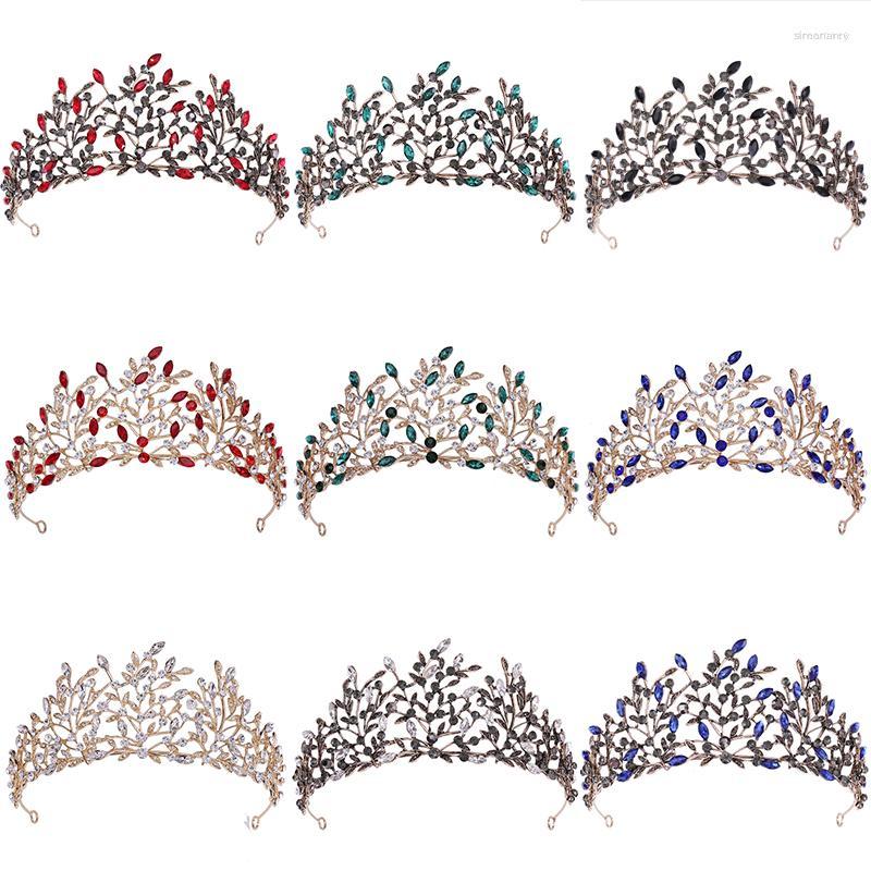Hair Clips Baroque Vintage Black Gold Silver Color Crown Red Green Blue Crystal Rhinestone Princess Queen Diadems Wedding Accessories
Hair Clips Baroque Vintage Black Gold Silver Color Crown Red Green Blue Crystal Rhinestone Princess Queen Diadems Wedding Accessories