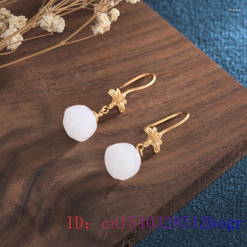 Dangle Earrings White Jade Natural Fashion Crystal 925 Silver Charm Women Zircon Amulet Gifts Jewelry Chalcedony Gemstone
Dangle Earrings White Jade Natural Fashion Crystal 925 Silver Charm Women Zircon Amulet Gifts Jewelry Chalcedony Gemstone