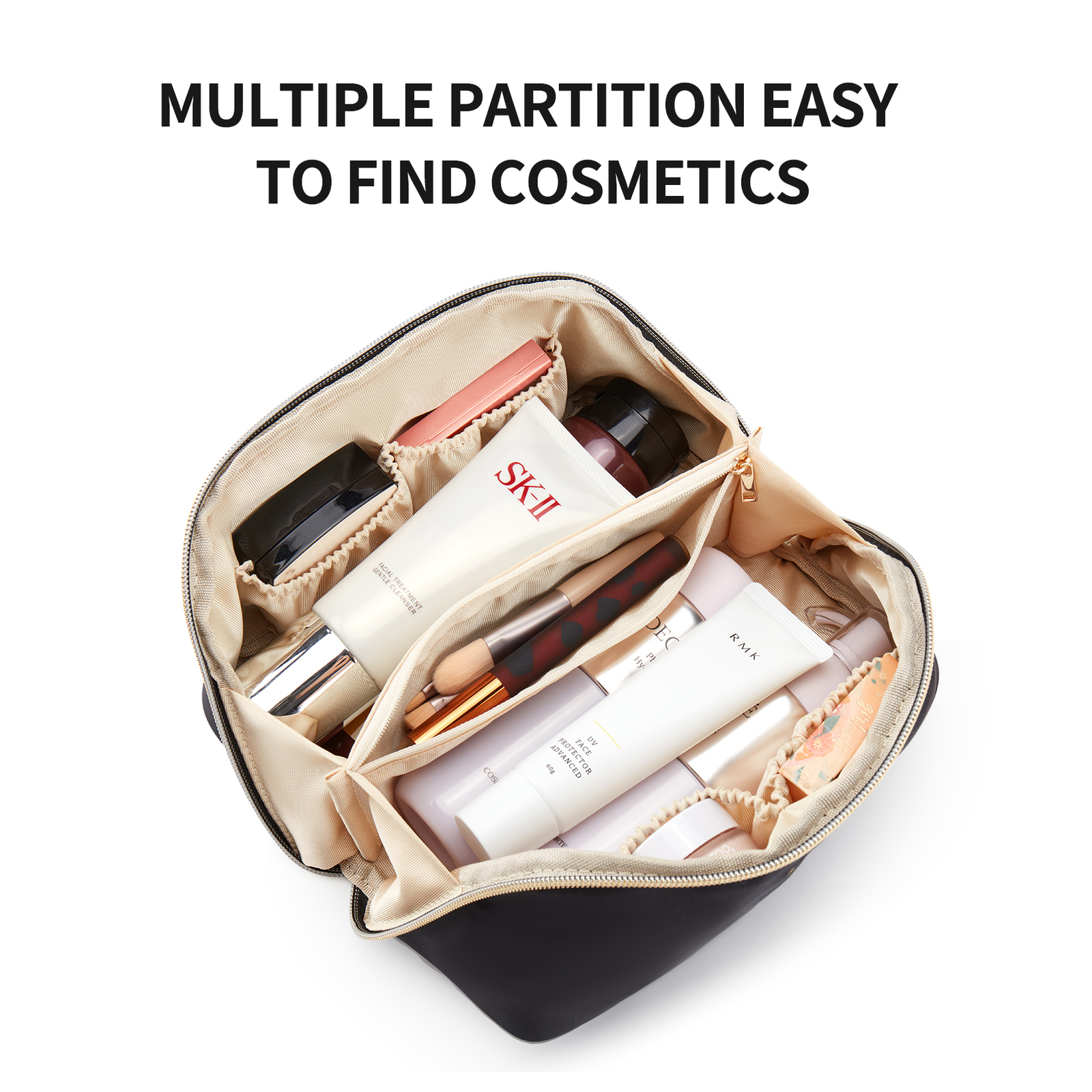 Cosmetic Bags Cases Waterproof Cosmetic Bag Women Travel Makeup Organizer Toiletry Bags for Shampoo Full Sized Container Toiletries 230627