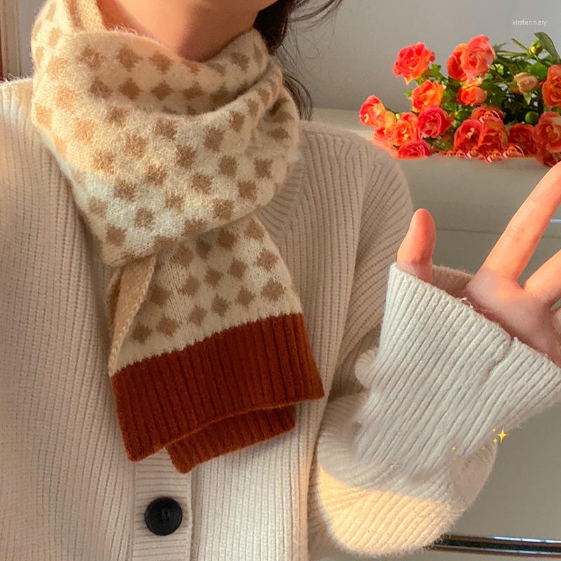Scarves 2023 Autumn Winter Knitted Wool Thickened Scarfs For Women Man Fashion Stripe Contrast Checker Female Neck Outdoor
Scarves 2023 Autumn Winter Knitted Wool Thickened Scarfs For Women Man Fashion Stripe Contrast Checker Female Neck Outdoor