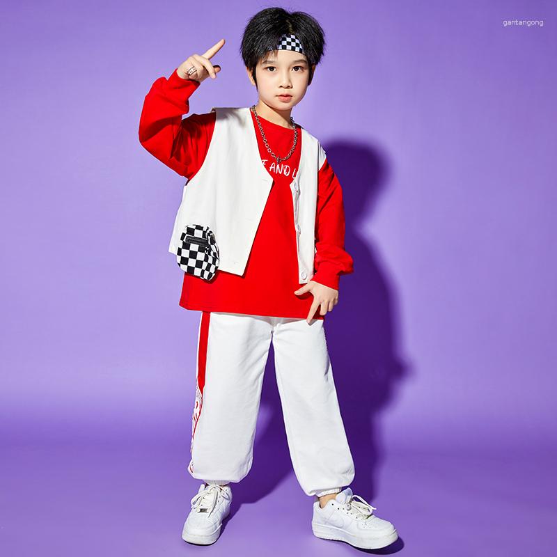 Stage Wear 2023 Boys Modern Dance Hip Hop Clothing For Girls Loose Long Sleeved Pants Suit Street Outfits Jazz DQS9023, Vest
Stage Wear 2023 Boys Modern Dance Hip Hop Clothing For Girls Loose Long Sleeved Pants Suit Street Outfits Jazz DQS9023, Vest