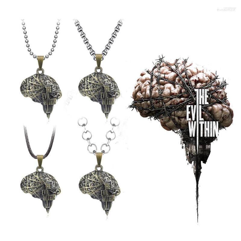 Chains Game The Evil Within Neck Chain Brain Pattern Necklace For Women Pendants Men Accessories Metal Gothtic Jewelry Gift Souvenir
Chains Game The Evil Within Neck Chain Brain Pattern Necklace For Women Pendants Men Accessories Metal Gothtic Jewelry Gift Souvenir