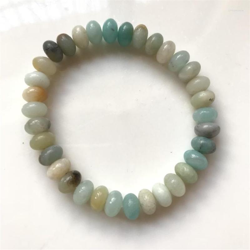 Strand 5 8mm Oblate Elastic Natural Stone Bracelet & Bangle With Buddha Beads Amazonite Jewelry For Man Woman
Strand 5 8mm Oblate Elastic Natural Stone Bracelet & Bangle With Buddha Beads Amazonite Jewelry For Man Woman