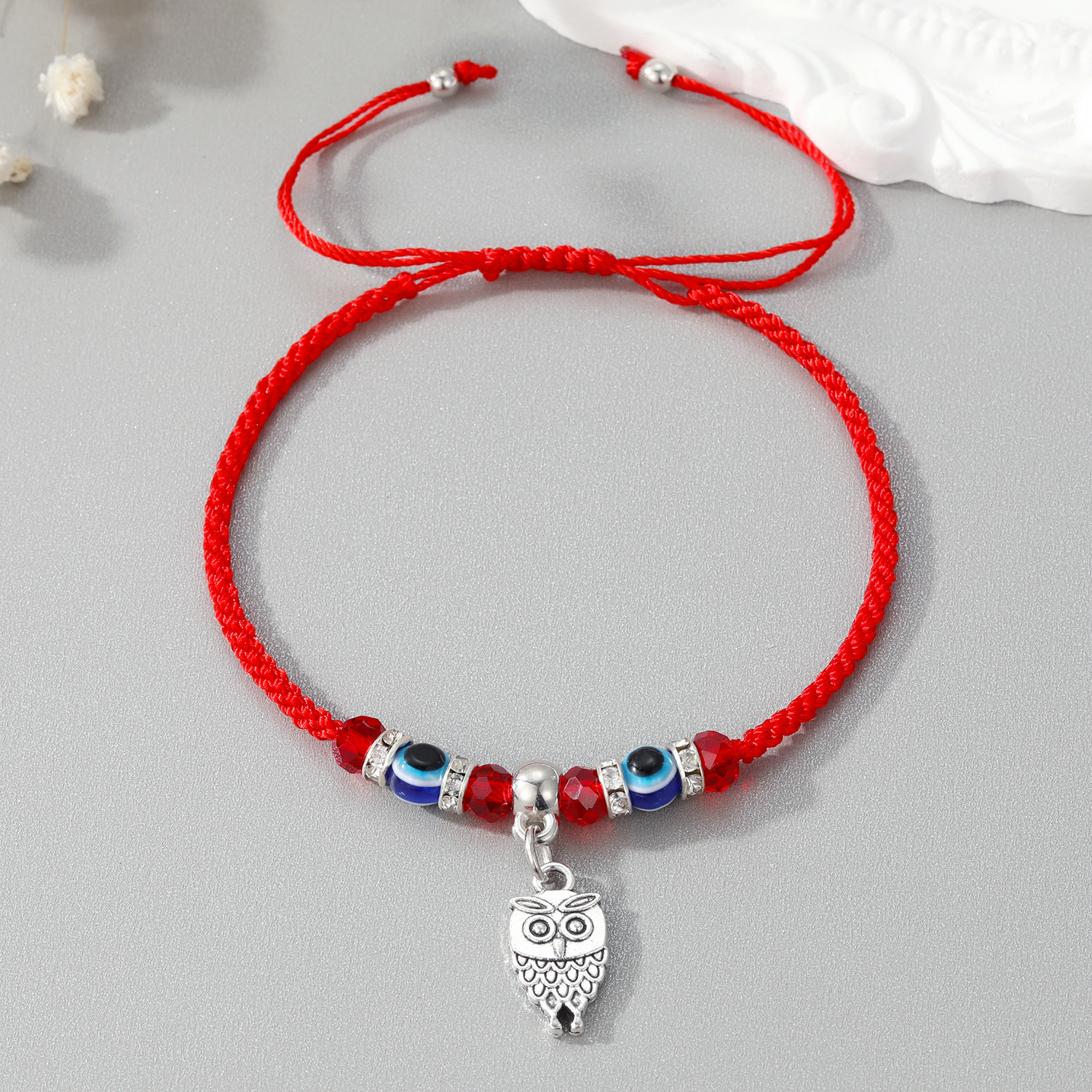 New Popular Red Rope Animal Charm Bracelet Adjustable Bangle Jewelry for Gift