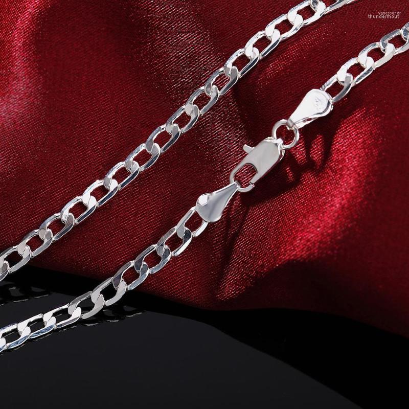 Chains 925 Sterling Silver 4mm Cuba Chain Necklace For Women 16-30 Inch Jewelry Accessories Wholesale GaaBou Jewellery
Chains 925 Sterling Silver 4mm Cuba Chain Necklace For Women 16-30 Inch Jewelry Accessories Wholesale GaaBou Jewellery