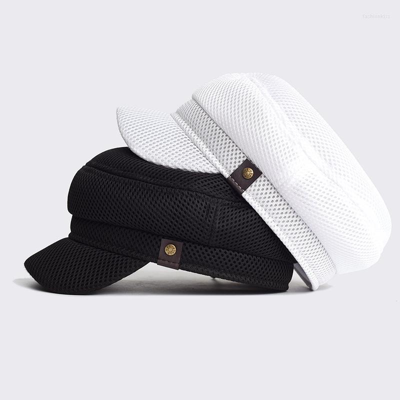 Berets Summer Casual Men Women Mesh Breathable Beret Hat Ivy Male Sun Sport Caps Dad Travel Outdoor, Black
Berets Summer Casual Men Women Mesh Breathable Beret Hat Ivy Male Sun Sport Caps Dad Travel Outdoor, Black