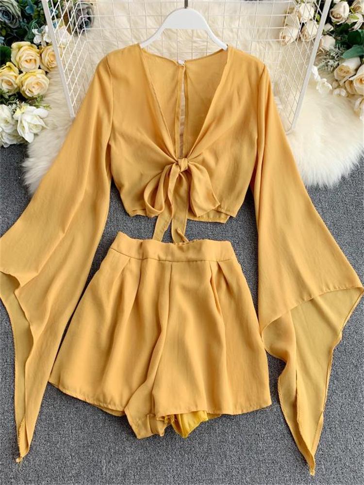 Women's Tracksuits Spring Summer Women Casual Shorts Two Piece Set Lace Up Blouse & High Waist Suit Female Fashion, Black
Women's Tracksuits Spring Summer Women Casual Shorts Two Piece Set Lace Up Blouse & High Waist Suit Female Fashion, Black