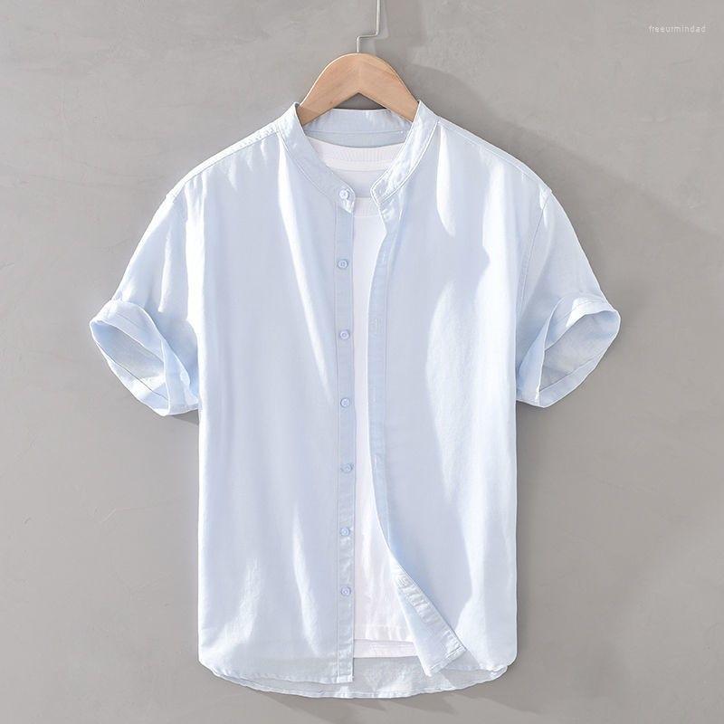 Men's Casual Shirts Icool Business Men's Linen Tops Solid Color Thin T-shirt With Short Sleeves Fashion Trend Handsome Loose Coat, Khaki
Men's Casual Shirts Icool Business Men's Linen Tops Solid Color Thin T-shirt With Short Sleeves Fashion Trend Handsome Loose Coat, Khaki