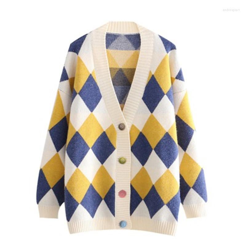 Women's Knits Sweater Cardigans Women 2023 Autumn Winter Casual Woman Knitted Tops Argyle Female Knitwear Soft Loose Sweaters, Green
Women's Knits Sweater Cardigans Women 2023 Autumn Winter Casual Woman Knitted Tops Argyle Female Knitwear Soft Loose Sweaters, Green