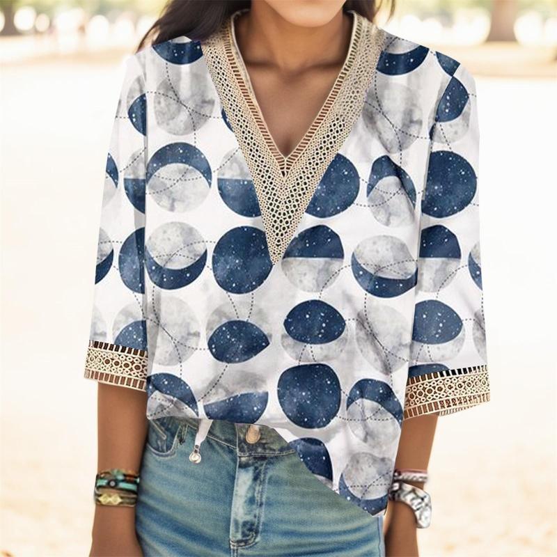 Women' T Shirts Womens Casual Western Style Printed V Neck Comfortable Shirt Short Sleeved Top Long Sleeve Bodysuit Women Elegant, Black
Women' T Shirts Womens Casual Western Style Printed V Neck Comfortable Shirt Short Sleeved Top Long Sleeve Bodysuit Women Elegant, Black