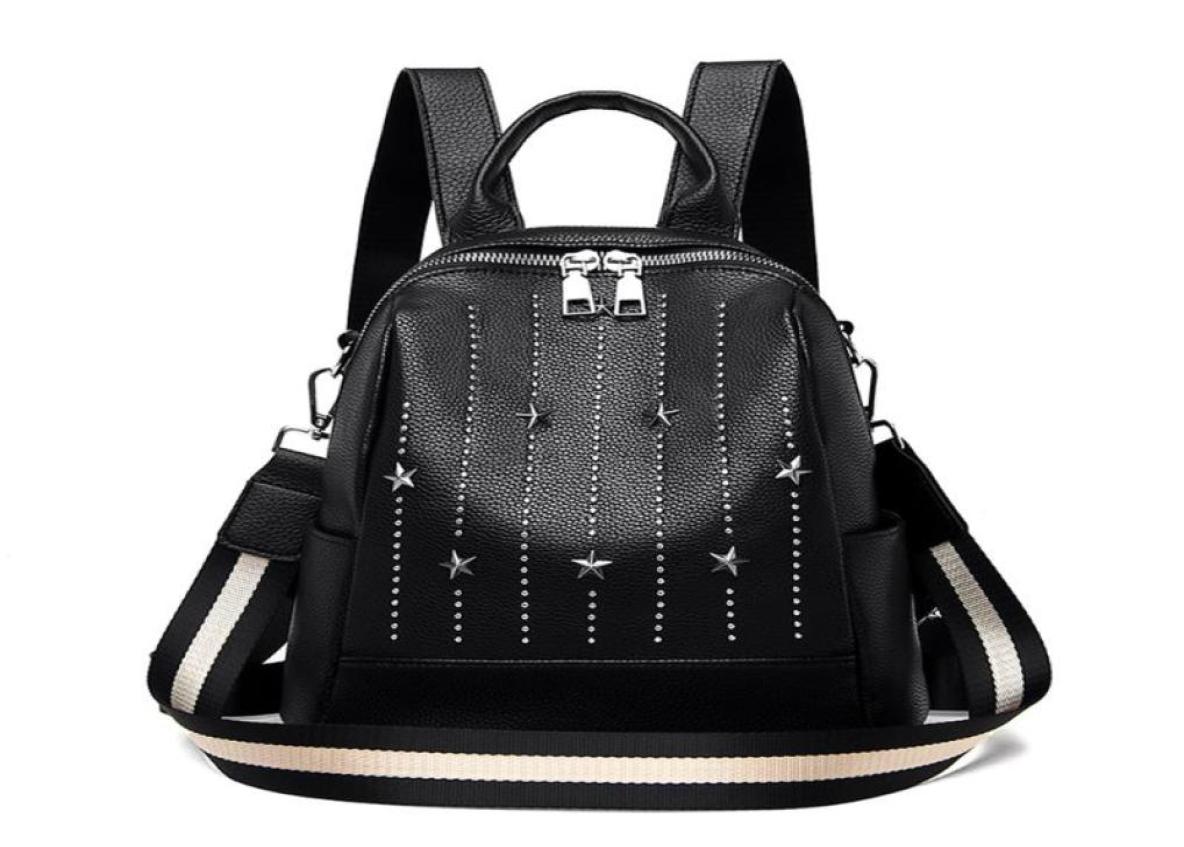 Outdoor Bags Fashion Backpacks Women PU Leather Rivet Small Backpack Female 2021 Back Pack Black For Teen Girls Bagpack Woman1144864
Outdoor Bags Fashion Backpacks Women PU Leather Rivet Small Backpack Female 2021 Back Pack Black For Teen Girls Bagpack Woman1144864