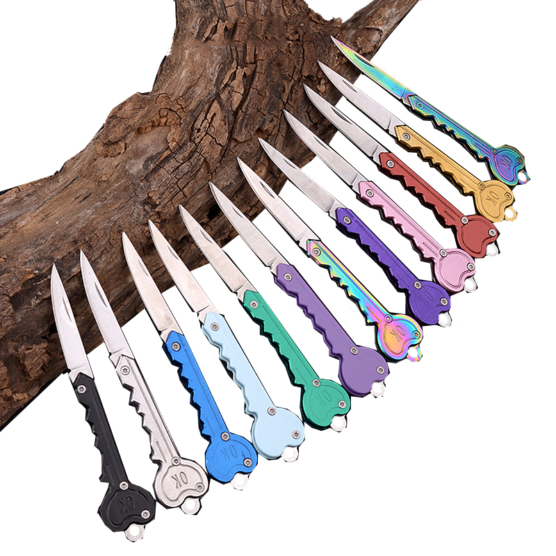 Mini Heart Shaped Key Knife Keychain Stainless Steel Folding Knife Portable Pocket Outdoor Camping Tools 13CM
Mini Heart Shaped Key Knife Keychain Stainless Steel Folding Knife Portable Pocket Outdoor Camping Tools 13CM