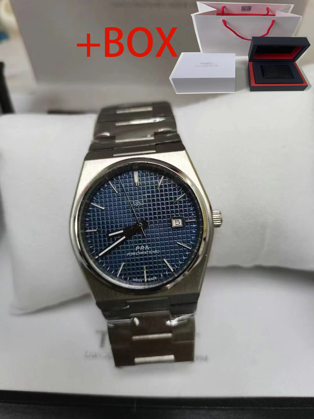 Men's Watch PrX Business Fashion Watch Cool Rovgo Dial Automatic Mechanical Movement Accurate Timing Steel Strap Sapphire Glass Original Box
Men's Watch PrX Business Fashion Watch Cool Rovgo Dial Automatic Mechanical Movement Accurate Timing Steel Strap Sapphire Glass Original Box