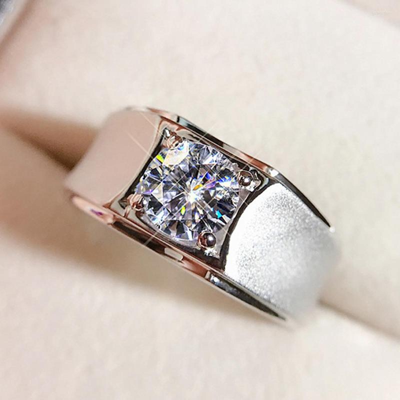 Cluster Rings Fashion Zircon Diamonds Gemstones Moissanite For Men White Gold Silver Color Bague Jewelry Concise Accessories Gifts
Cluster Rings Fashion Zircon Diamonds Gemstones Moissanite For Men White Gold Silver Color Bague Jewelry Concise Accessories Gifts