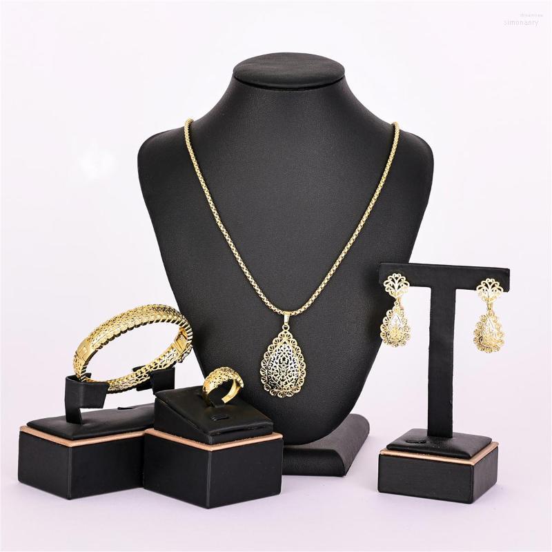 Necklace Earrings Set Luizada 2023 August Jewelry 14k Gold Plated Women's Rings Bracelets Wedding, Picture shown
Necklace Earrings Set Luizada 2023 August Jewelry 14k Gold Plated Women's Rings Bracelets Wedding, Picture shown