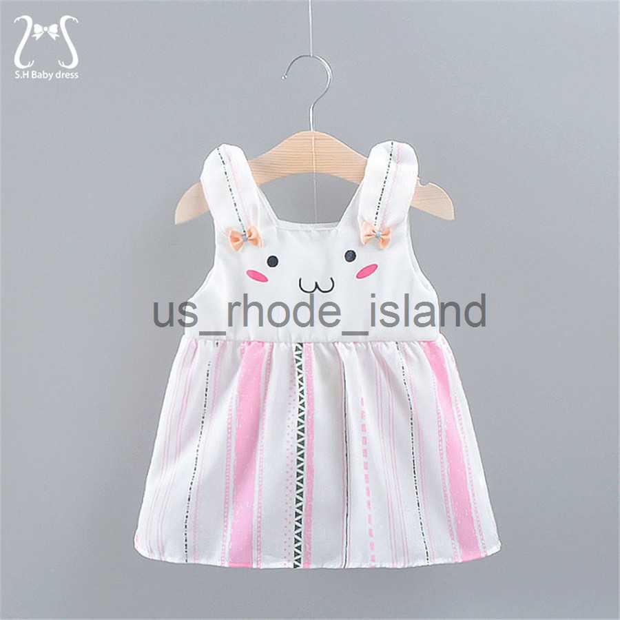 T-shirts Summer Simple Baby Girl Dress Sleeveless Cotton Cute Rabbit Children Clothes 1 To 4 Years Kids Costume x0628, Blue
T-shirts Summer Simple Baby Girl Dress Sleeveless Cotton Cute Rabbit Children Clothes 1 To 4 Years Kids Costume x0628, Blue