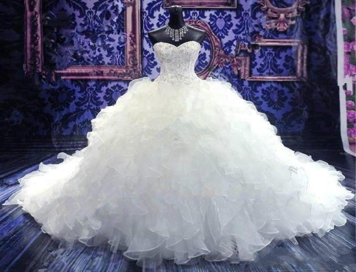 Luxury Beaded Embroidery Ball Gown Wedding Dresses Princess Gown Corset Sweetheart Organza Ruffles Cathedral Train Bridal Gowns Ch7819928, Royal blue
Luxury Beaded Embroidery Ball Gown Wedding Dresses Princess Gown Corset Sweetheart Organza Ruffles Cathedral Train Bridal Gowns Ch7819928, Royal blue