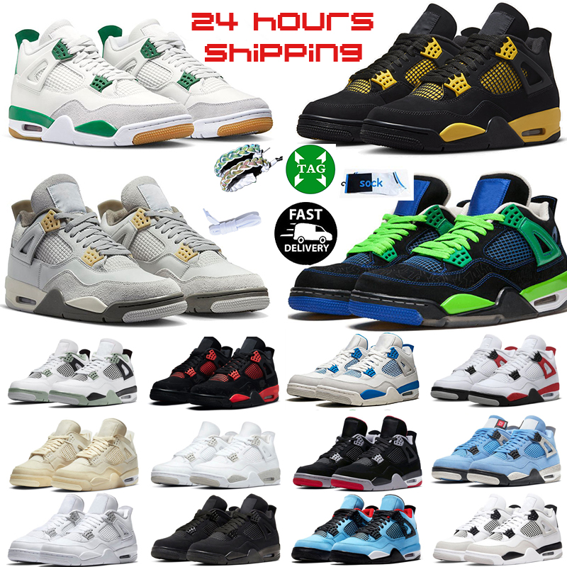 4 Basketball Shoes Men Women Jumpman 4s Pine Green Seafoam Military Black Cat Midnight Navy red cement Oreo Red Thunder Bred Mens Trainers blank canvas Sneakers, 12
4 Basketball Shoes Men Women Jumpman 4s Pine Green Seafoam Military Black Cat Midnight Navy red cement Oreo Red Thunder Bred Mens Trainers blank canvas Sneakers, 12