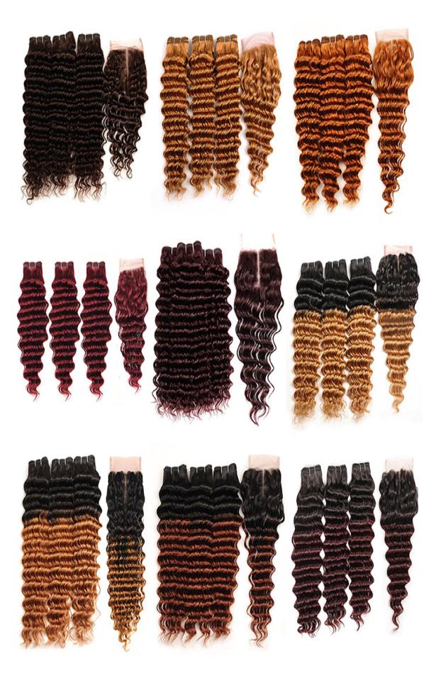Colored Deep Wave Bundles with Closure Honey Blonde Two Tone Ombre Colored Brazilian Virgin Hair Weaves Colored Extension Sel4568410, Natural color
Colored Deep Wave Bundles with Closure Honey Blonde Two Tone Ombre Colored Brazilian Virgin Hair Weaves Colored Extension Sel4568410, Natural color