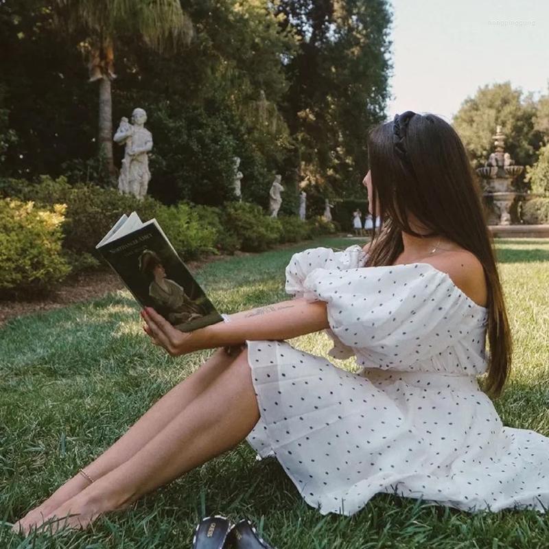 Party Dresses Foridol Off The Shoulder Summer Dress Sundress Women Beach Boho Style Mini Polka Dot A-line Fashion Clothes, Beige
Party Dresses Foridol Off The Shoulder Summer Dress Sundress Women Beach Boho Style Mini Polka Dot A-line Fashion Clothes, Beige