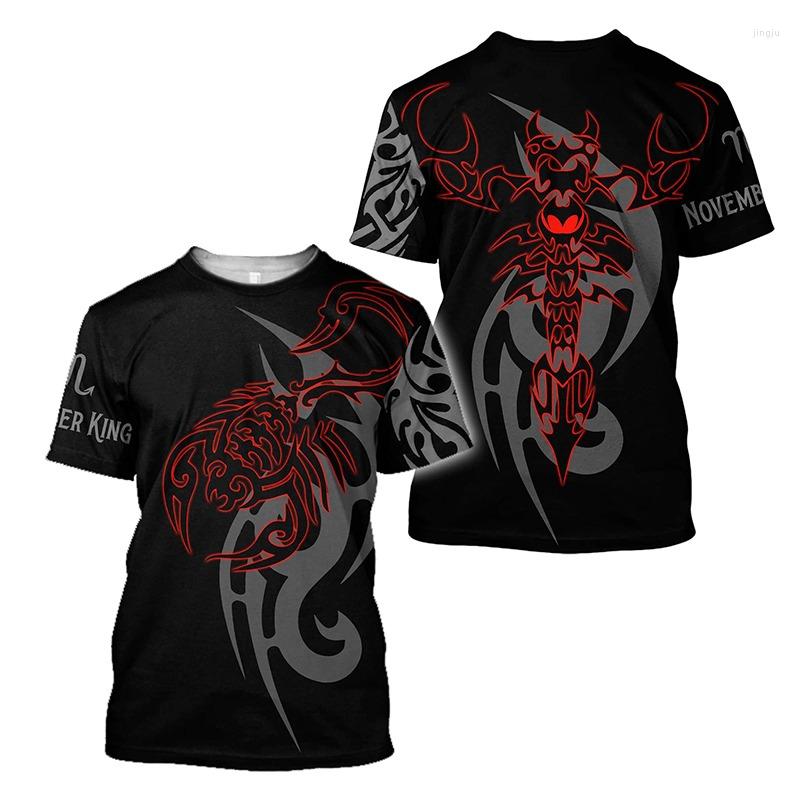 Men's T Shirts 2023 Men's 3D Scorpion Print Short Sleeve T-shirt Fun Casual Fashion Oversized Loose Summer Clothing, A01-ys01917
Men's T Shirts 2023 Men's 3D Scorpion Print Short Sleeve T-shirt Fun Casual Fashion Oversized Loose Summer Clothing, A01-ys01917