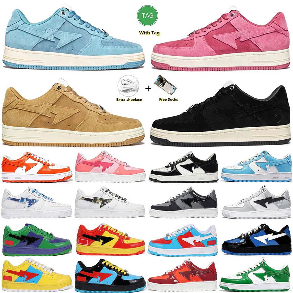 Designer Running Shoes Black White Blue Pink Green Red Beige Orange Green Patent Leather USA College Suede Camo Pastel Sneaker for Men and Women, Item#30
Designer Running Shoes Black White Blue Pink Green Red Beige Orange Green Patent Leather USA College Suede Camo Pastel Sneaker for Men and Women, Item#30