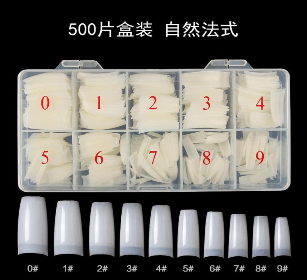 Box 500 Acrylic False Nail Tips Clear White Natural Color French Nail Full Cover Half Tips Ultra Flexible Size 10size Fake Artific4772556, Black
Box 500 Acrylic False Nail Tips Clear White Natural Color French Nail Full Cover Half Tips Ultra Flexible Size 10size Fake Artific4772556, Black