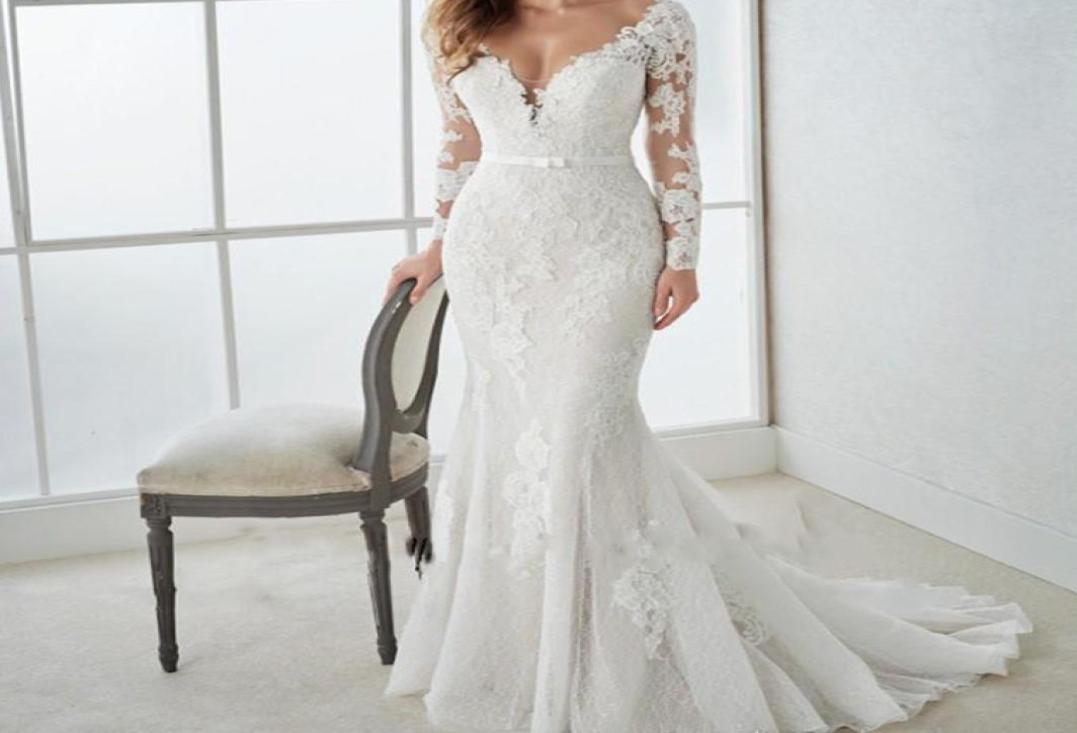 New Elegant White Mermaid Wedding Dresses Lace Appliques Sweep Train Backless Country Bridal Dresses Long Sleeves V Neck Wedding G9865249, Purple
New Elegant White Mermaid Wedding Dresses Lace Appliques Sweep Train Backless Country Bridal Dresses Long Sleeves V Neck Wedding G9865249, Purple