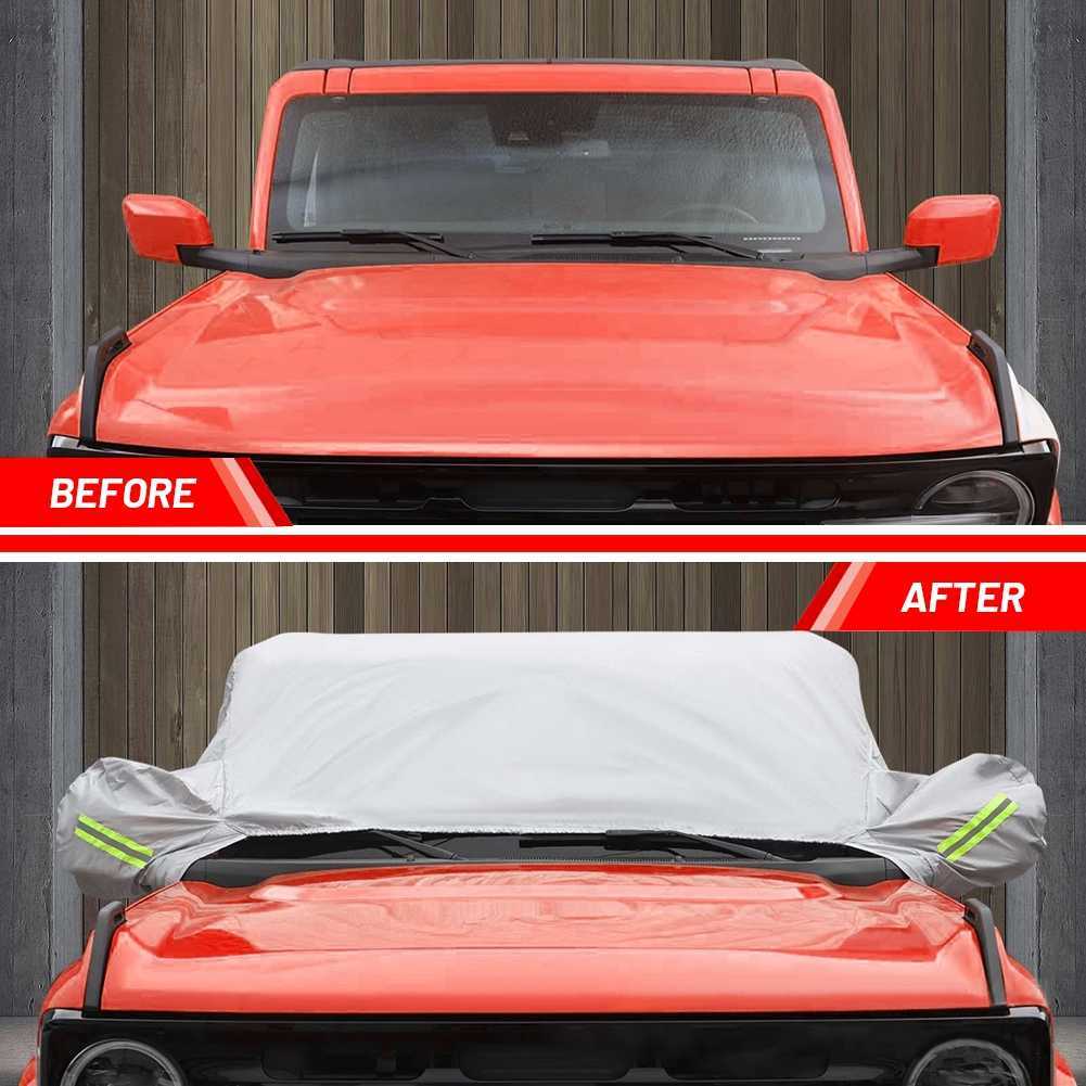 Covers Car Cover for Ford Bronco 4 Door 2021 2022 Windproof Watter Proof Dustproof Scratch Resistant Outdoor UV ProtectionHKD230628