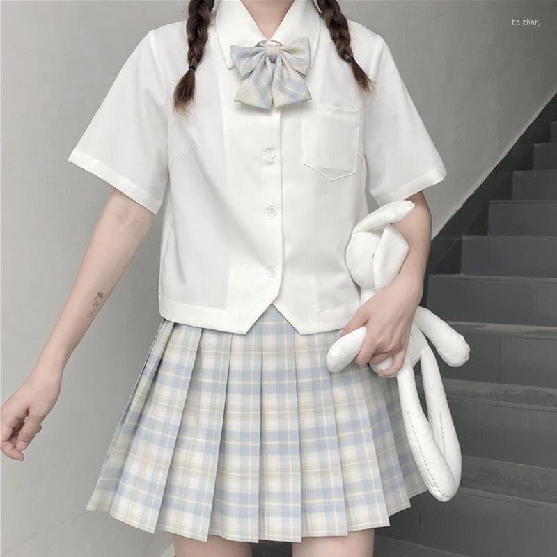 Women' Blouses 2023 Women White Short Sleeve Shirt Summer Tops Lapel Solid JK Shirts Korean Casual Female Blusas Y2k Preppy Style, A no tie
Women' Blouses 2023 Women White Short Sleeve Shirt Summer Tops Lapel Solid JK Shirts Korean Casual Female Blusas Y2k Preppy Style, A no tie