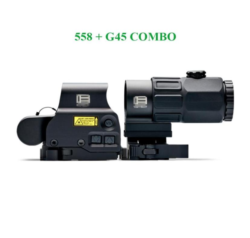Tactical G45 5X Magnifier Scope with 558 Red Green Dot Sight Combo Holographic Hybrid Optics G45STS Switch to Side QD Mount for H3013462
Tactical G45 5X Magnifier Scope with 558 Red Green Dot Sight Combo Holographic Hybrid Optics G45STS Switch to Side QD Mount for H3013462