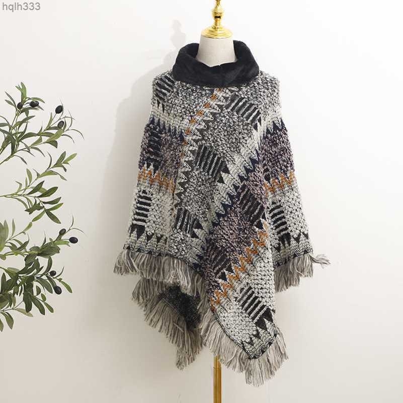 Winter Ethnic Style Shawl Bohemian Knitted Shawl High Neck Scarf Small Square Scarf Outer Decoration
Winter Ethnic Style Shawl Bohemian Knitted Shawl High Neck Scarf Small Square Scarf Outer Decoration