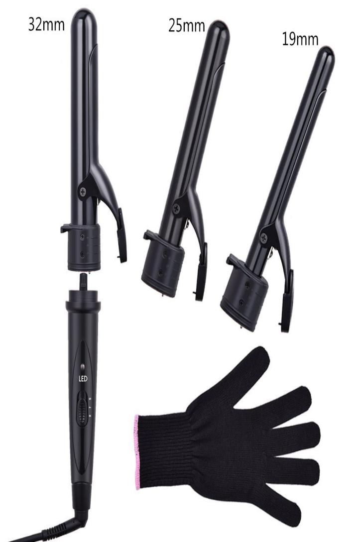 3 Part Hair Curling Iron Professional 19 25 32mm Hair Curler Roller Ceramic curling wand Machine Hair Styling Tools 100240V7268658
3 Part Hair Curling Iron Professional 19 25 32mm Hair Curler Roller Ceramic curling wand Machine Hair Styling Tools 100240V7268658