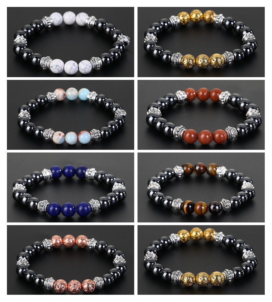 Fashion Hematite Tiger Eye Lapis Elasticity Bracelet For Women Men Yoga Healing Balance Jewelry
Fashion Hematite Tiger Eye Lapis Elasticity Bracelet For Women Men Yoga Healing Balance Jewelry