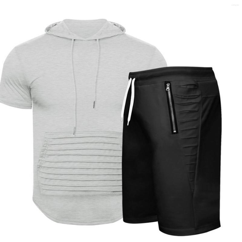 Men' Tracksuits 2023 Summer Men Casual Shorts Sets Short Sleeve T Shirt Solid Male Tracksuit Set Men' Brand Clothing 2 Pieces, Black
Men' Tracksuits 2023 Summer Men Casual Shorts Sets Short Sleeve T Shirt Solid Male Tracksuit Set Men' Brand Clothing 2 Pieces, Black
