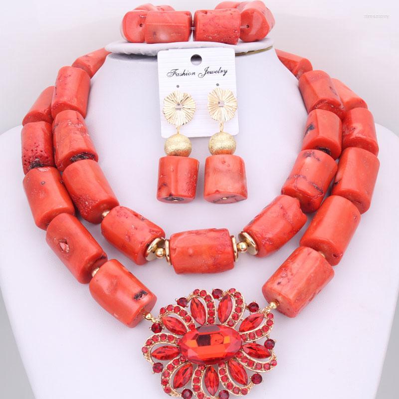 Necklace Earrings Set Dudo 14-23 Mm Sea Bamboo Nature Coral Beads Bridal Nigerian Jewellery Orange / White Color 2023, Picture shown
Necklace Earrings Set Dudo 14-23 Mm Sea Bamboo Nature Coral Beads Bridal Nigerian Jewellery Orange / White Color 2023, Picture shown