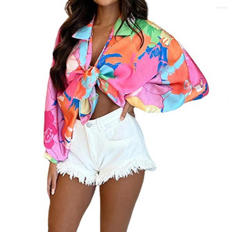 Women's Blouses Women Blouse Sleeve Breathable Bright Color Exquisite Pattern Turn-down Collar Sun Protection Polyester Sexy Printed Shirt, Green
Women's Blouses Women Blouse Sleeve Breathable Bright Color Exquisite Pattern Turn-down Collar Sun Protection Polyester Sexy Printed Shirt, Green