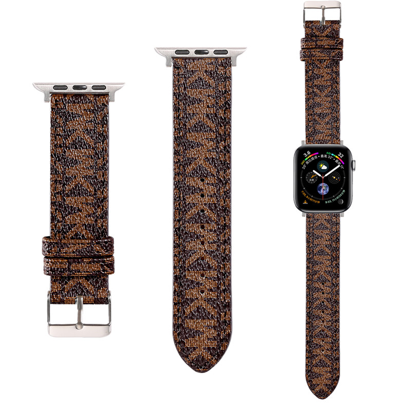 Fashion Top MK Designer Watchband Straps for Apple Watch Band 49mm 41mm 45mm 42mm 38mm 40mm 44mm Luxury Designs watchbands for iwatch 8 7 6 5 4 3 2 SE PU Leather Smart Strap
