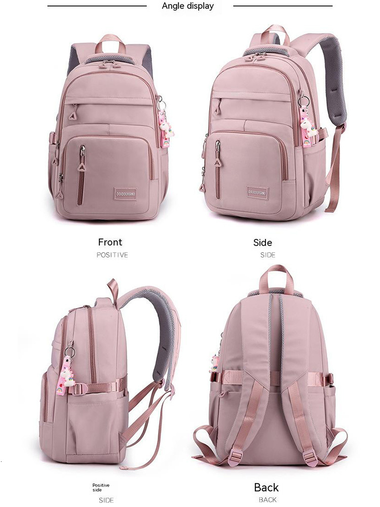 School Bags Korean Style Student Backpack Large Capacity Junior High School Bags for Girls Waterproof Travel Bagpack Computer Laptop Bag 230627