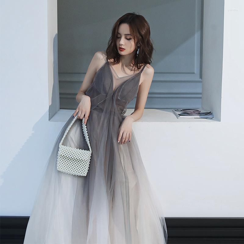 Ethnic Clothing Gray Maxi Dress Female Cheongsam Formal Elegant Gradient Party Gown Spaghetti Qipao Strap Mesh Sexy Vestidos De Festa
Ethnic Clothing Gray Maxi Dress Female Cheongsam Formal Elegant Gradient Party Gown Spaghetti Qipao Strap Mesh Sexy Vestidos De Festa