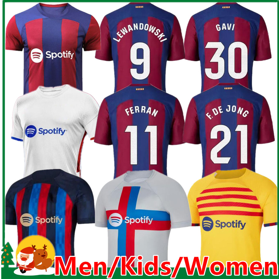 Fans version 23 24 LEWANDOWSKI soccer jersey PEDRI GAVI camiseta de futbol 2023 2024 ANSU FATI barca football shirt Men women / kit kids maillot de foot barCELOnas, New 23/24 away
Fans version 23 24 LEWANDOWSKI soccer jersey PEDRI GAVI camiseta de futbol 2023 2024 ANSU FATI barca football shirt Men women / kit kids maillot de foot barCELOnas, New 23/24 away