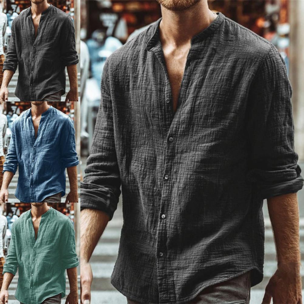 Men' Dress Shirts Cotton Linen Mens LongSleeved Summer Solid Color Streetwear Men Casual Beach Style Plus Size Buttoned Blouse Tops Man 230628, Blue
Men' Dress Shirts Cotton Linen Mens LongSleeved Summer Solid Color Streetwear Men Casual Beach Style Plus Size Buttoned Blouse Tops Man 230628, Blue
