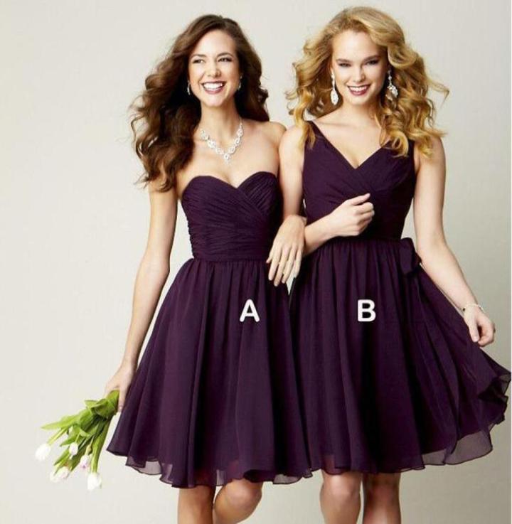 New Grape Dark Purple Fashion Chiffon Ball Gown Sweetheart Pleated Short Bridesmaid Dress Fast Party Dress For Wedding7847866
New Grape Dark Purple Fashion Chiffon Ball Gown Sweetheart Pleated Short Bridesmaid Dress Fast Party Dress For Wedding7847866