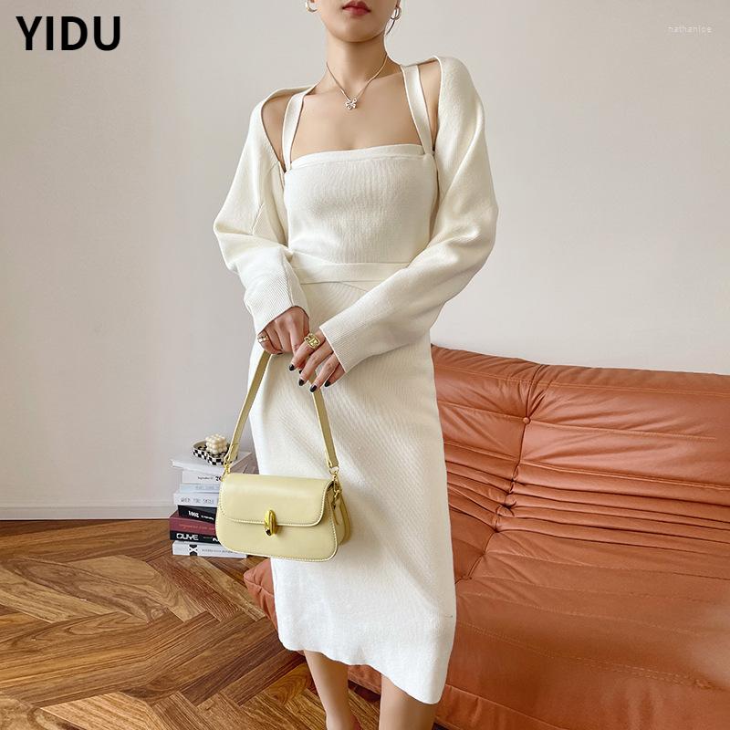 Casual Dresses YIDU Knitted Dress Women Autumn Sweater Cardigan Two-piece Suit One-pieceHigh Sense DressCommuter Wear, Off white skirt
Casual Dresses YIDU Knitted Dress Women Autumn Sweater Cardigan Two-piece Suit One-pieceHigh Sense DressCommuter Wear, Off white skirt