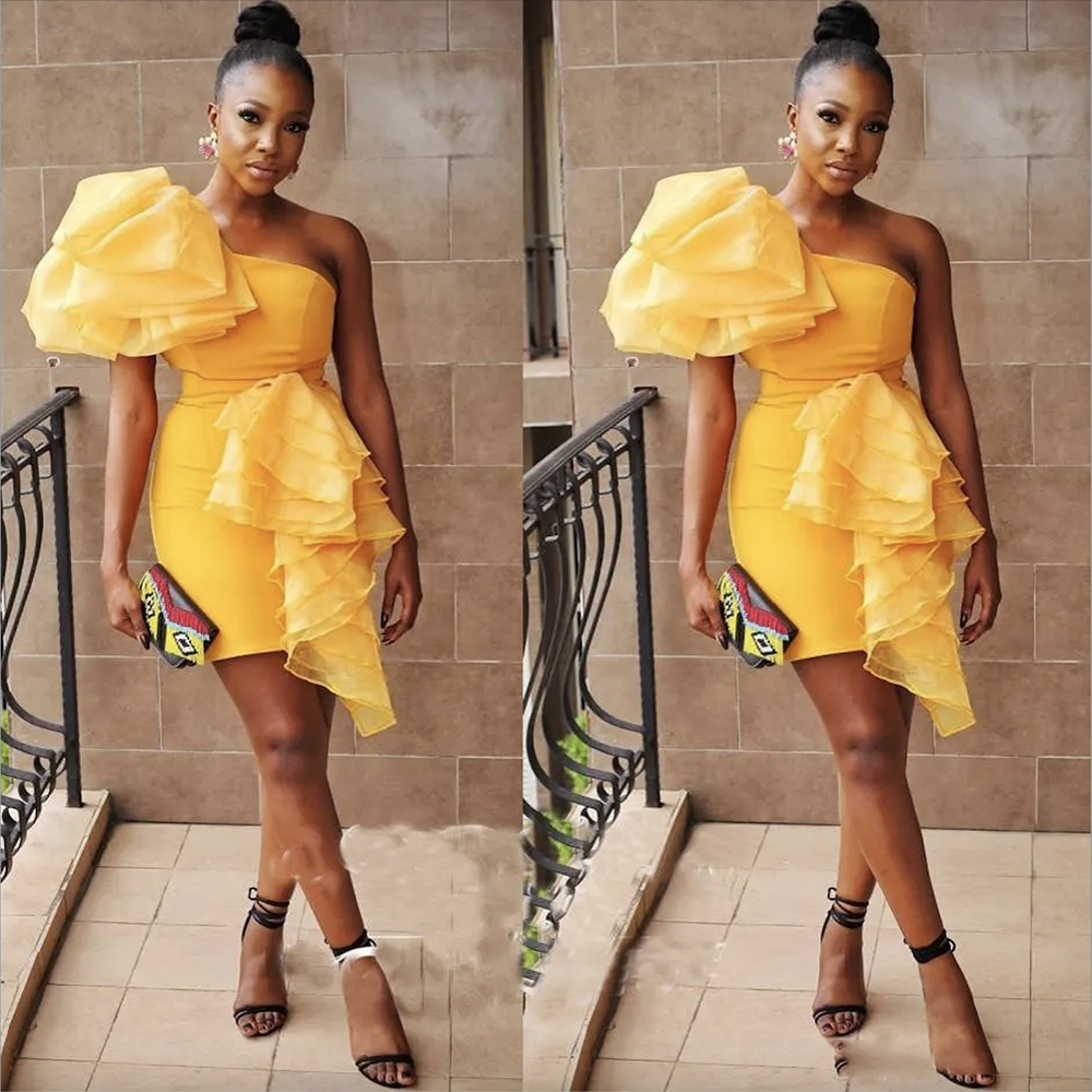 2023 Chic Gold Short Prom Dresses One Shoulder Sleeve Ruched Mini Yellow Tight Evening Gowns Cocktail Party Dress For Women Back Zipper, Royal blue
2023 Chic Gold Short Prom Dresses One Shoulder Sleeve Ruched Mini Yellow Tight Evening Gowns Cocktail Party Dress For Women Back Zipper, Royal blue